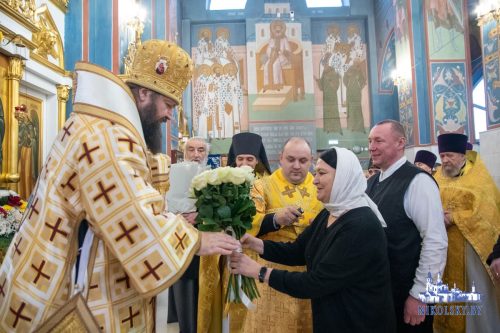 Никольский монастырь - и.Феодорит и братия в Жодино - 50 лет епископу Амвросию - 9-12-2025