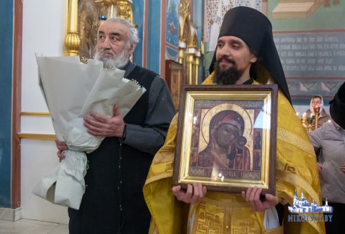 Никольский монастырь - и.Феодорит и братия в Жодино - 50 лет епископу Амвросию - 9-12-2025