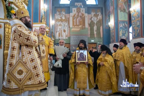 Никольский монастырь - и.Феодорит и братия в Жодино - 50 лет епископу Амвросию - 9-12-2025