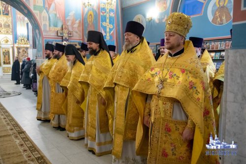 Никольский монастырь - и.Феодорит и братия в Жодино - 50 лет епископу Амвросию - 9-12-2025-12