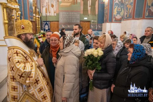 Никольский монастырь - и.Феодорит и братия в Жодино - 50 лет епископу Амвросию - 9-12-2025