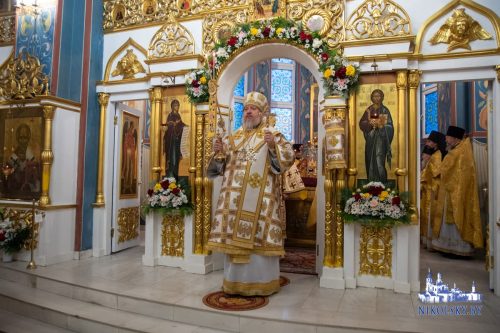 Никольский монастырь - и.Феодорит и братия в Жодино - 50 лет епископу Амвросию - 9-12-2025-38