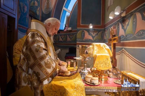 Никольский монастырь - и.Феодорит и братия в Жодино - 50 лет епископу Амвросию - 9-12-2025