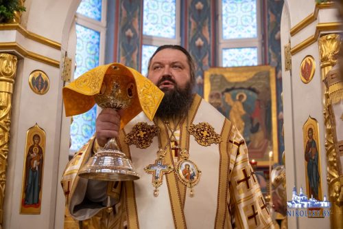 Никольский монастырь - и.Феодорит и братия в Жодино - 50 лет епископу Амвросию - 9-12-2025-59