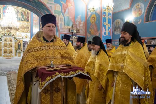 Никольский монастырь - и.Феодорит и братия в Жодино - 50 лет епископу Амвросию - 9-12-2025