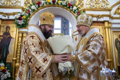 Никольский монастырь - и.Феодорит и братия в Жодино - 50 лет епископу Амвросию - 9-12-2025