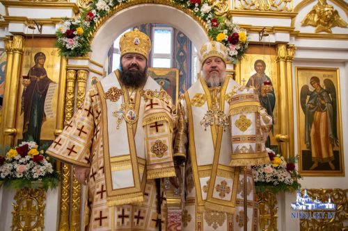 Никольский монастырь - и.Феодорит и братия в Жодино - 50 лет епископу Амвросию - 9-12-2025